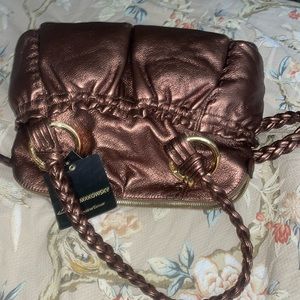 NWT B. Makowsky coffee color purse